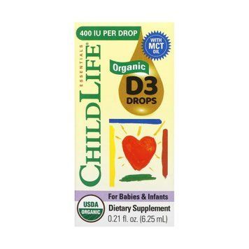 Organic Vitamin D3 Drops - 6.25 ml &mdash; оригинальный товар