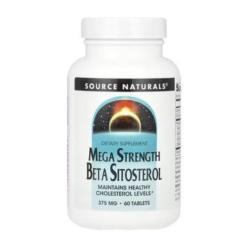 Beta Sitosterol Mega Strength 375 mg - 60 tabs &mdash; оригинальный товар