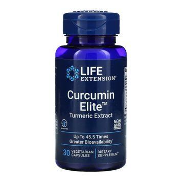 Curcumin Elite&trade; Turmeric Extract	- 30 vcaps &mdash; оригинальный товар
