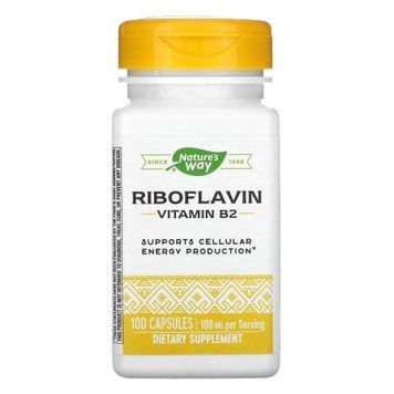 Riboflavin Vitamin B2 - 100 caps &mdash; оригинальный товар