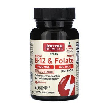 Methyl B-12 & Methyl Folate - 60 tabs &mdash; оригінальний товар