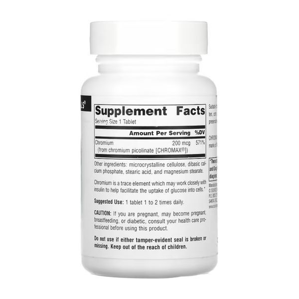 Chromium Picolinate 200 mcg, Yeast Free - 240 tabs &mdash; оригинальный товар