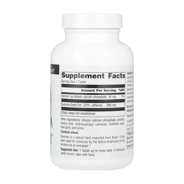 Guarana Energizer&trade; 900 mg - 100 tabs &mdash; оригінальний товар