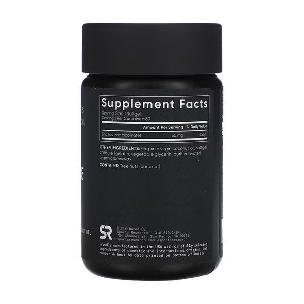 Zinc Picolinate 50mg - 60 softgels &mdash; оригінальний товар