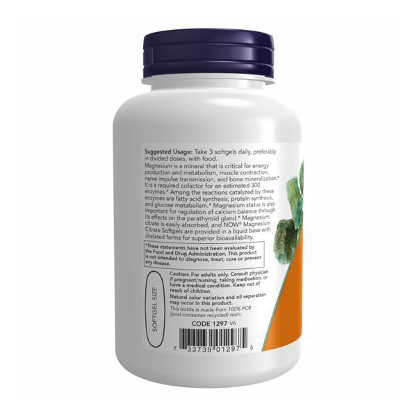 Magnesium Citrate 134mg - 180 sgels &mdash; оригінальний товар