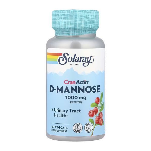 CranActin D-Mannose 1000mg - 60 vcaps &mdash; оригінальний товар