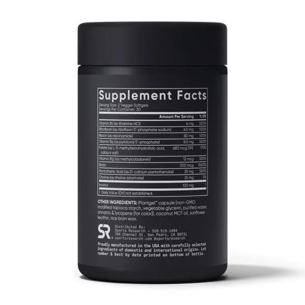Vitamin B-Complex - 60 softgels &mdash; оригинальный товар