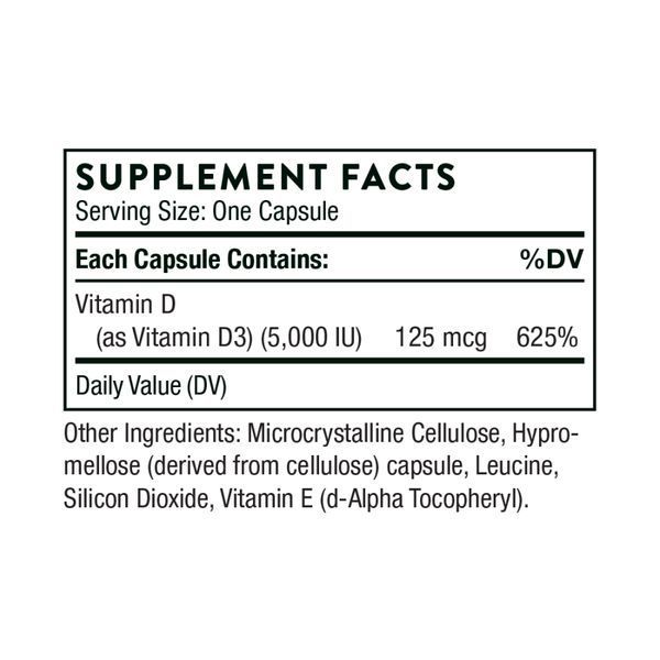 Vitamin D-5000 NSF - 60 caps &mdash; оригінальний товар