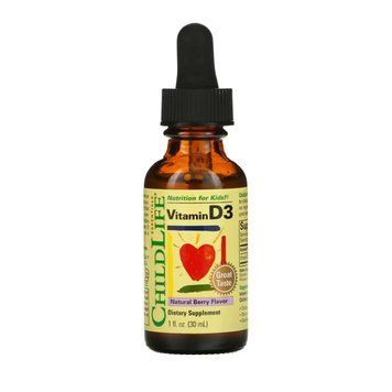 Vitamin D3 (Liquid) - 30ml Berry (Повреждена крышка) &mdash; оригинальный товар