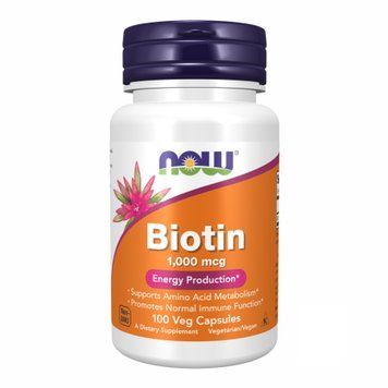 BIOTIN 1000mcg - 100 vcaps &mdash; оригінальний товар