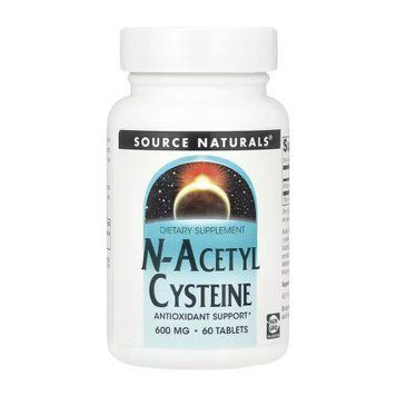 N-Acetyl Cysteine 600mg - 60 tabs &mdash; оригинальный товар