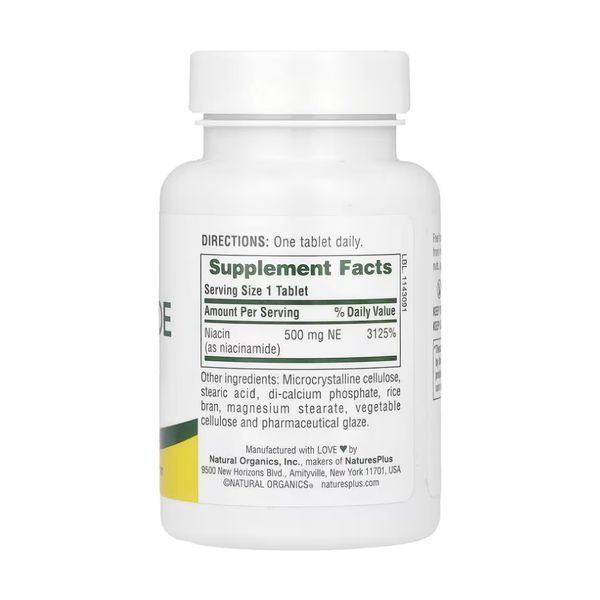 Niacinamide 500 mg - 90 tabs &mdash; оригінальний товар