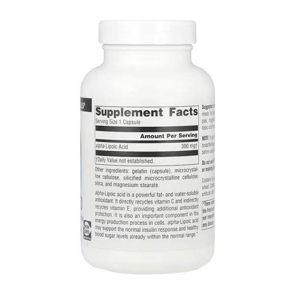 Alpha Lipoic Acid 300 mg - 120 caps &mdash; оригінальний товар
