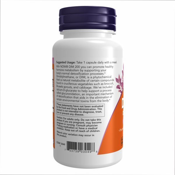 DIM 200 w/Calcium D-Glucarate - 90 vcaps &mdash; оригінальний товар