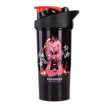 Shaker The Will To Life - 700ml Black-Red &mdash; оригинальный товар