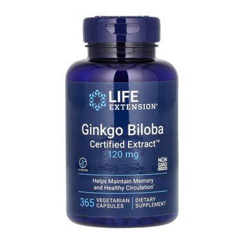Ginkgo Biloba Certified Extract&trade;	120mg - 365 vcaps &mdash; оригинальный товар