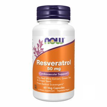 Resveratrol 50 mg - 60 vcaps &mdash; оригинальный товар