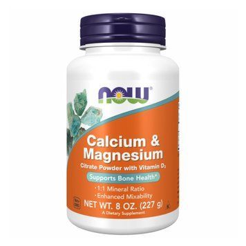 Calcium Magnesium Citrate Powder - 227g &mdash; оригинальный товар