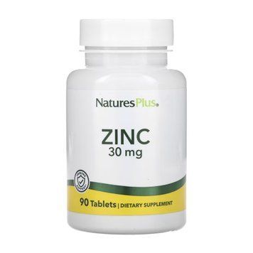 Zinc 30mg - 90 tabs &mdash; оригинальный товар