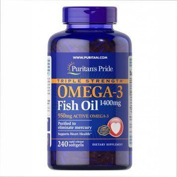 Omega-3 Triple Strength1360 mg (950 mg Active Omega-3) - 240 softgels &mdash; оригинальный товар
