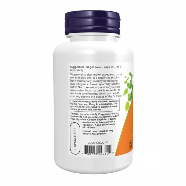 Slippery Elm 400 mg - 100 vcaps &mdash; оригинальный товар