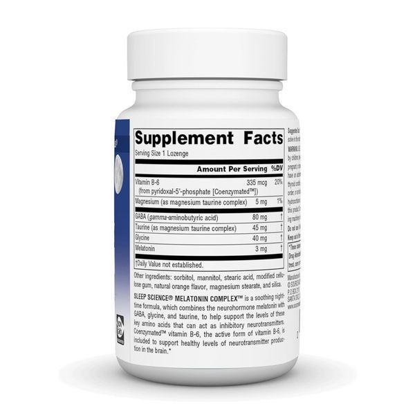 Sleep Science&reg; Melatonin Complex&trade; 3 mg - 50 lozenges Orange &mdash; оригінальний товар