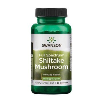 Full Spectrum Shiitake Mushroom 500mg - 60 caps &mdash; оригінальний товар