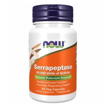 Serrapeptase 60,000 Units - 60 vcaps &mdash; оригінальний товар