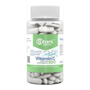 Stark Vitamin C Sodium Ascorbate 500mg - 100 tabs &mdash; оригинальный товар