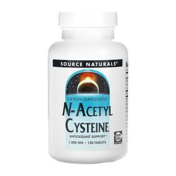 N-Acetyl Cysteine 1000mg - 120 tabs &mdash; оригинальный товар