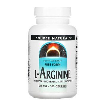 L-Arginine 500 mg - 100 tabs &mdash; оригинальный товар