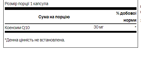 CoQ10 30 mg - 120 Caps &mdash; оригінальний товар
