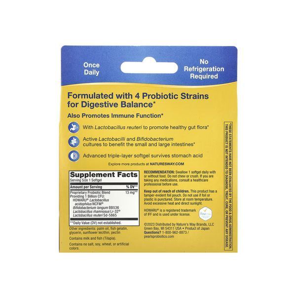 Primadophilus&reg; Reuteri Probiotic Pearls - 30 softgels (Повреждена упаковка) &mdash; оригинальный товар