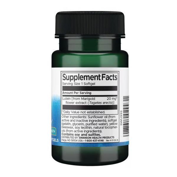 Lutein & Bilberry - 60 softgels &mdash; оригінальний товар
