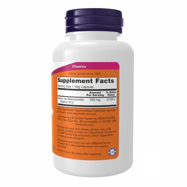NIACINAMIDE 500mg - 100 vcaps &mdash; оригинальный товар