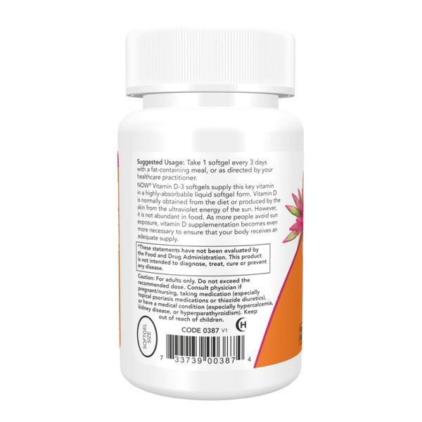 Vitamin D-3 10,000 IU - 30 softgels &mdash; оригінальний товар