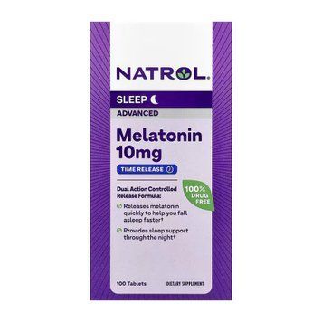 Advanced Sleep Melatonin 10mg - 100 tabs &mdash; оригинальный товар