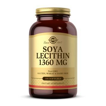 Lecithin 1360mg (Natural Soya) - 180 softgels &mdash; оригинальный товар