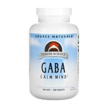Serene Science&reg; GABA 750 mg - 180 tabs &mdash; оригінальний товар