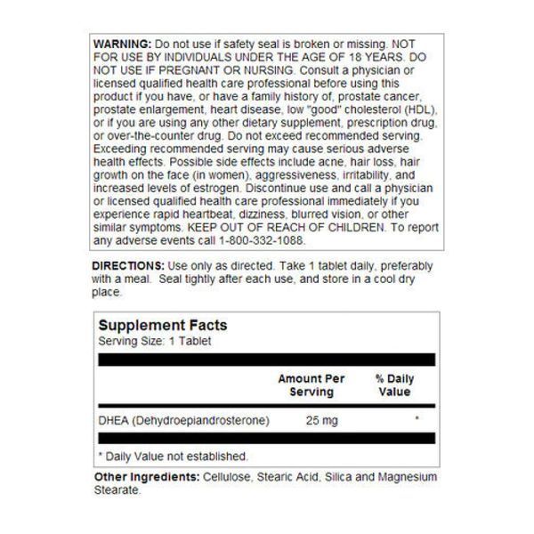 Dhea 25mg - 60 tabs &mdash; оригинальный товар