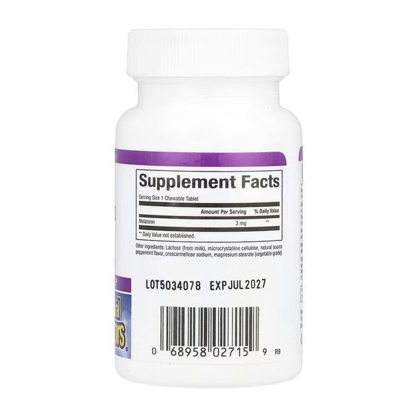 Melatonin 3mg - 90 tabs &mdash; оригінальний товар