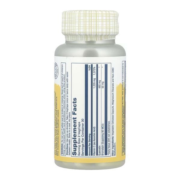 Quercetin Bromelain & Vitamin C - 60 vcaps &mdash; оригинальный товар