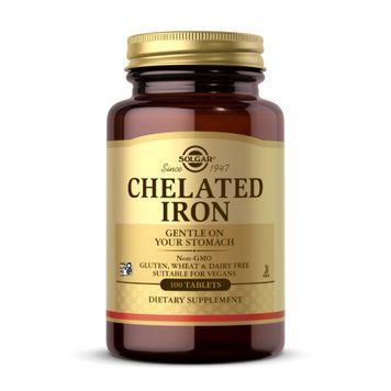 Chelated Iron - 100 tabs &mdash; оригинальный товар