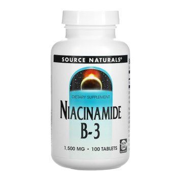 Niacinamide B-3 1500 mg - 100 tabs &mdash; оригинальный товар