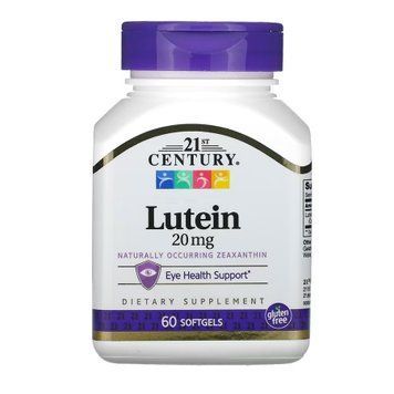 Lutein 20 mg - 60 softgels &mdash; оригинальный товар