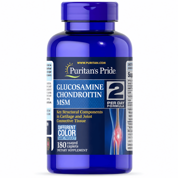 Glucosamine Chondroitin MSM Triple Strength - 180tabs &mdash; оригінальний товар