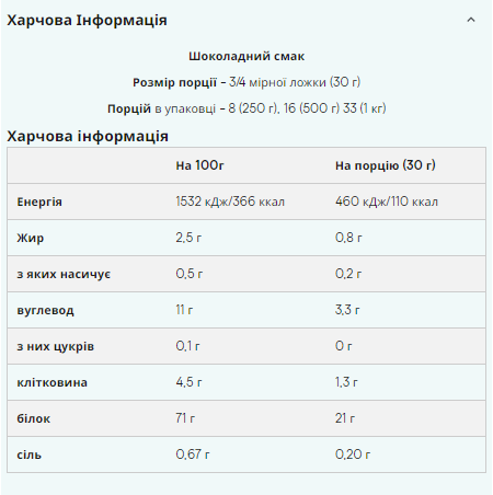 Vegan Blend - 2500g Chocolate &mdash; оригинальный товар