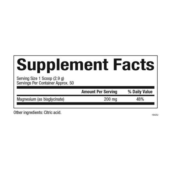 Magnesium Bisglycinate 200mg - 145g Pure &mdash; оригинальный товар