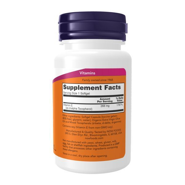 Vitamin E-400 With Mixed Tocopherols - 50 softgels &mdash; оригинальный товар