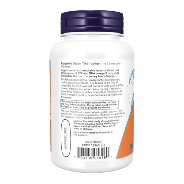 Omega-3 Enteric - 180 sgels &mdash; оригинальный товар